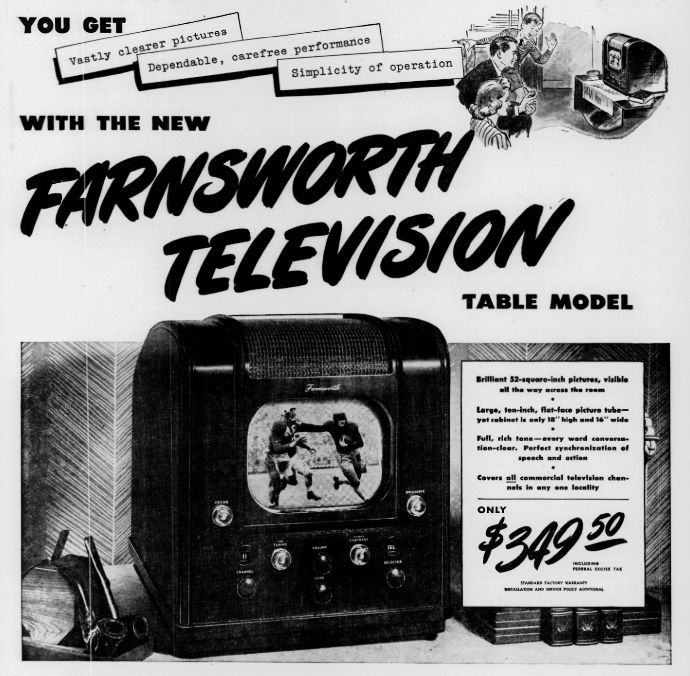 Farnsworth Television Ad 1947