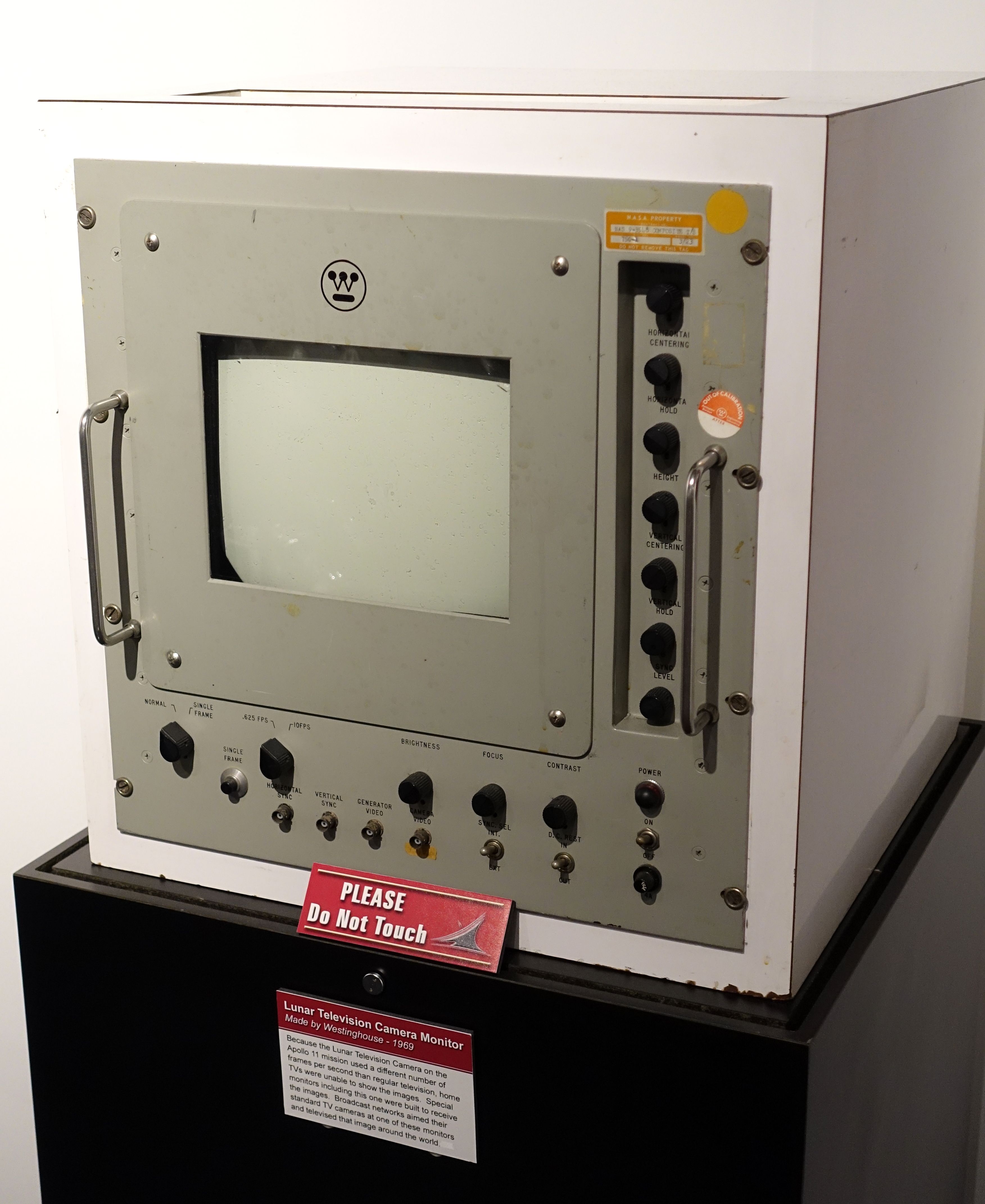 Westinghouse Lunar Television Camera Monitor