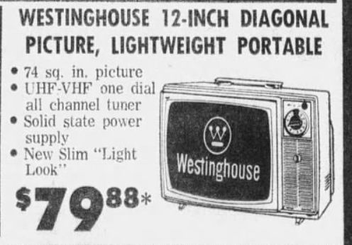 Westinghouse TV Ad 1968